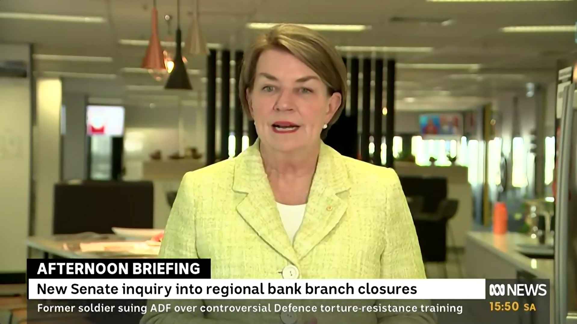 Transcript – Anna Bligh on ABC TV’s Afternoon Briefing… 