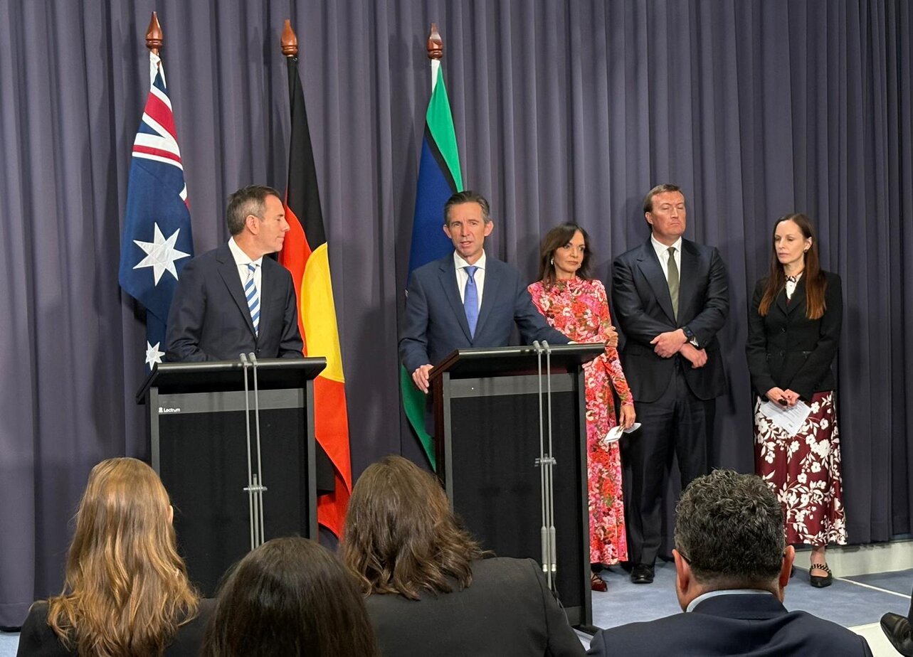 Transcript: Simon Birmingham joint press conference with the Treasurer and industry leaders